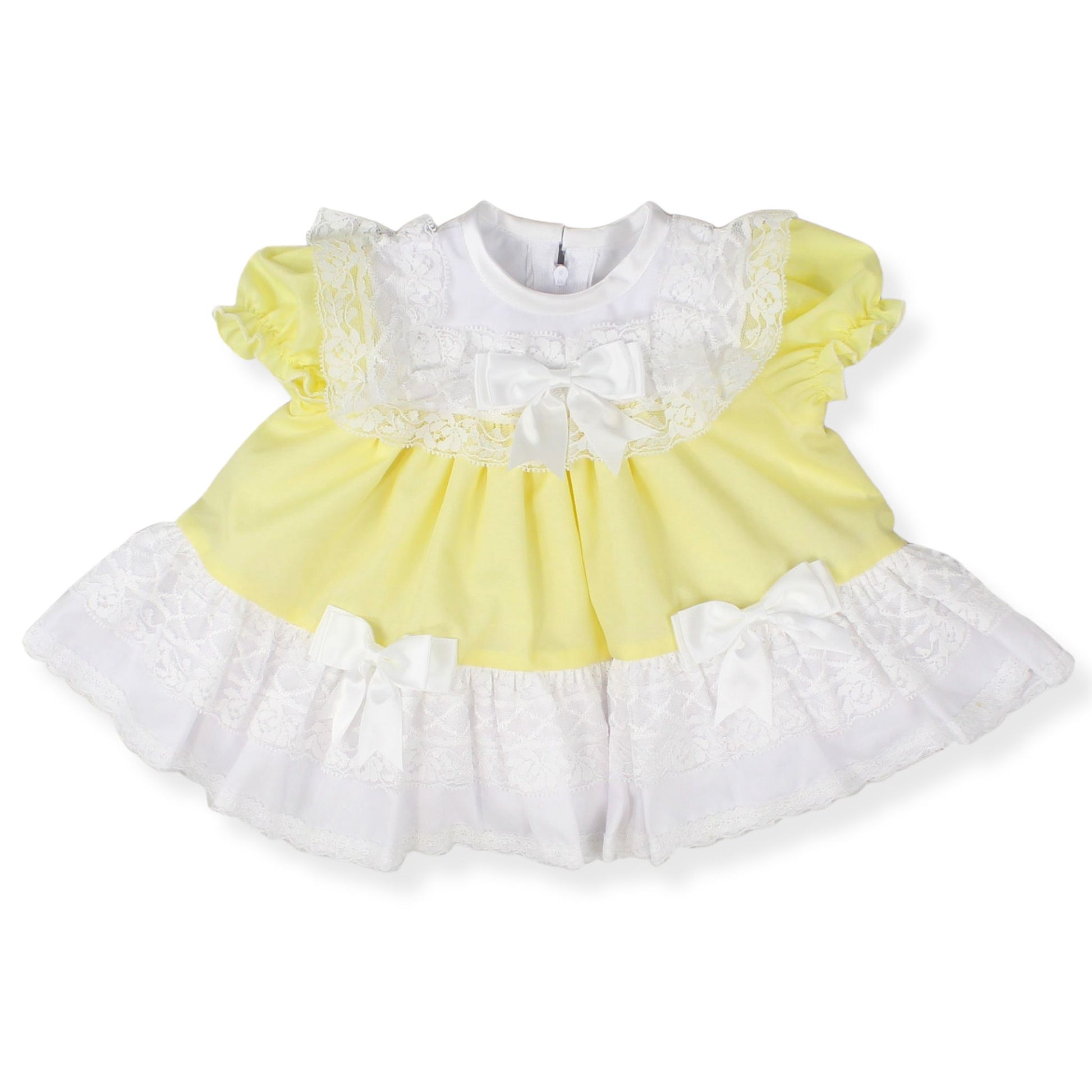 baby easter dress -lemon puffball dress
