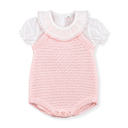 baby girls pink two piece outfit