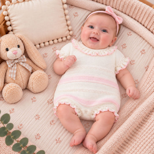 little nosh baby girl spnish syle romper