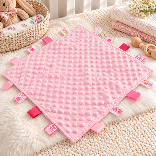 Baby Pink Taggy Comforter