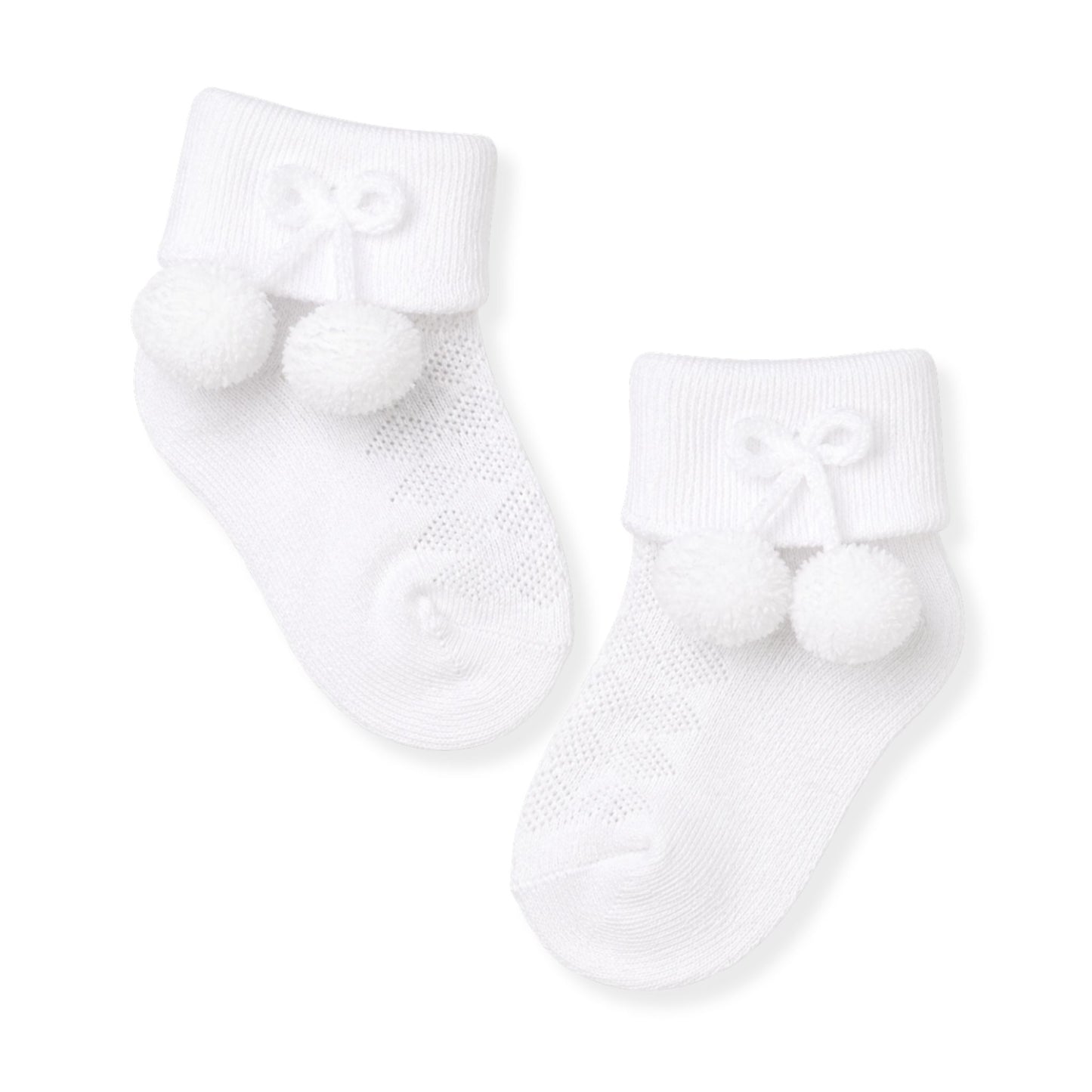 baby unisex white socks