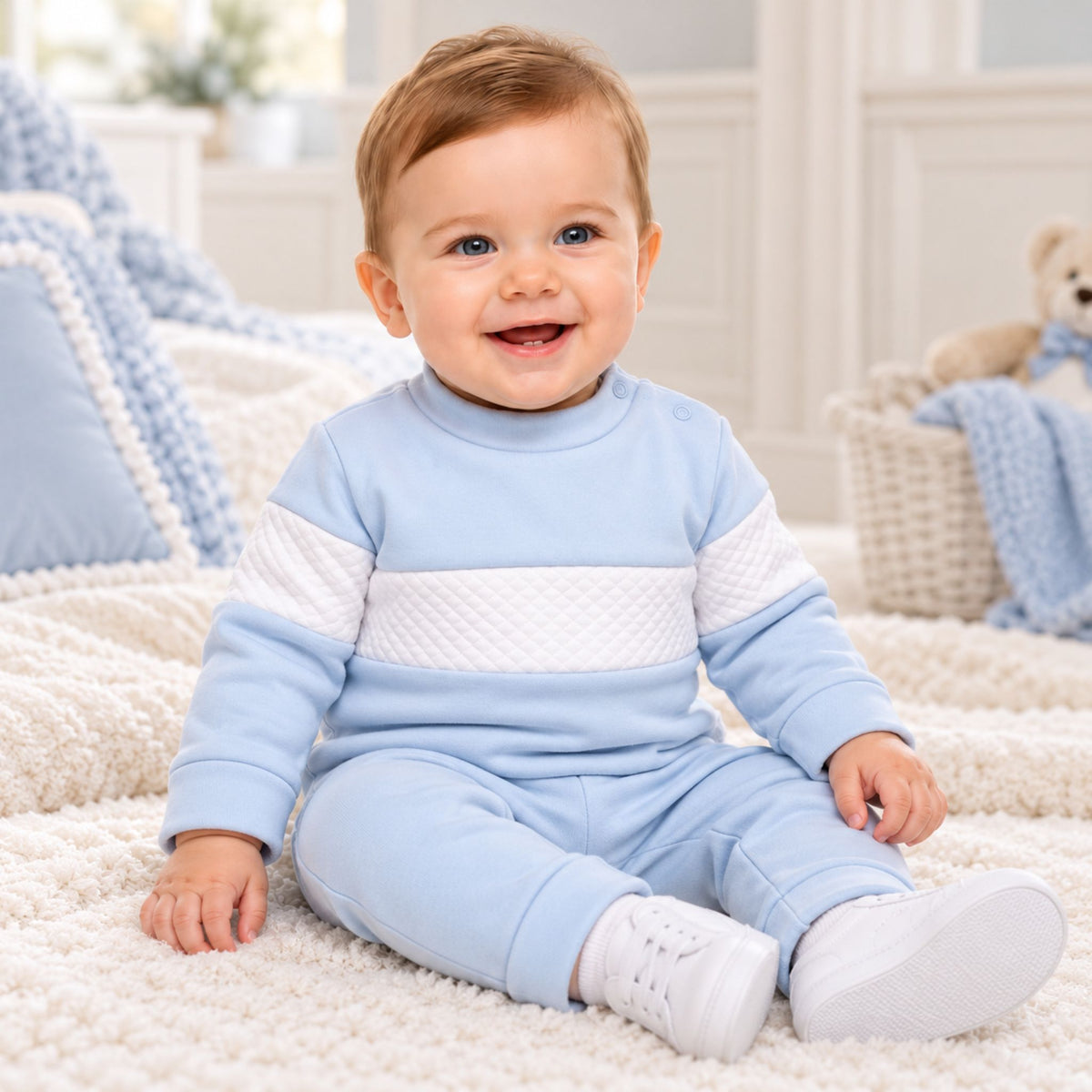 baby boy blue tracksuit