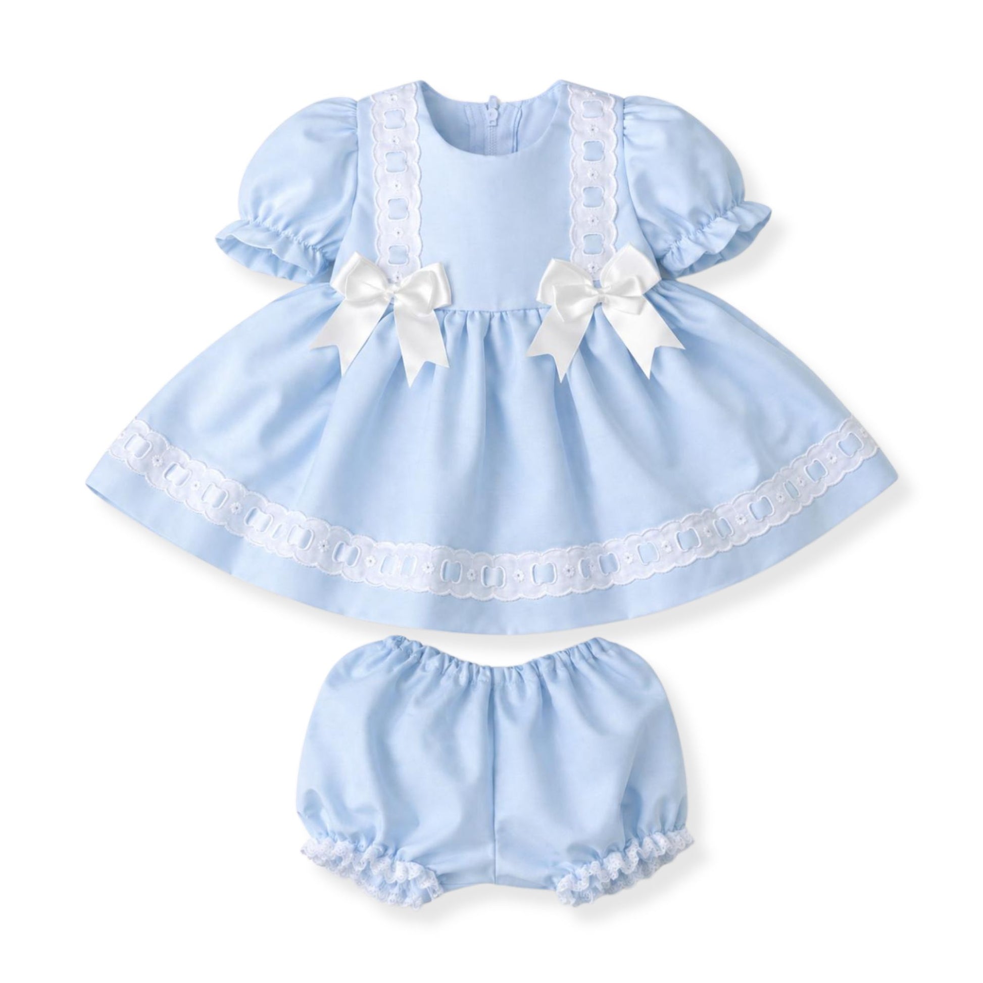 Baby girls summer dress in a spanish style