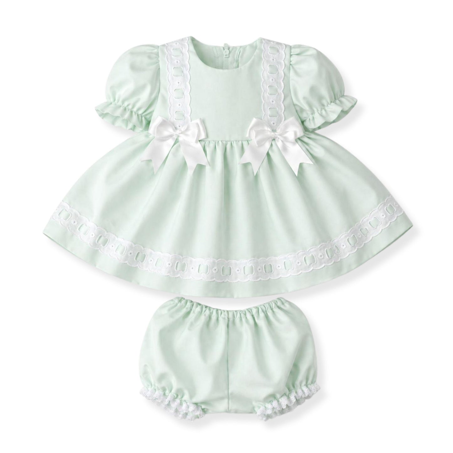 Baby girls summer dress in a spanish style