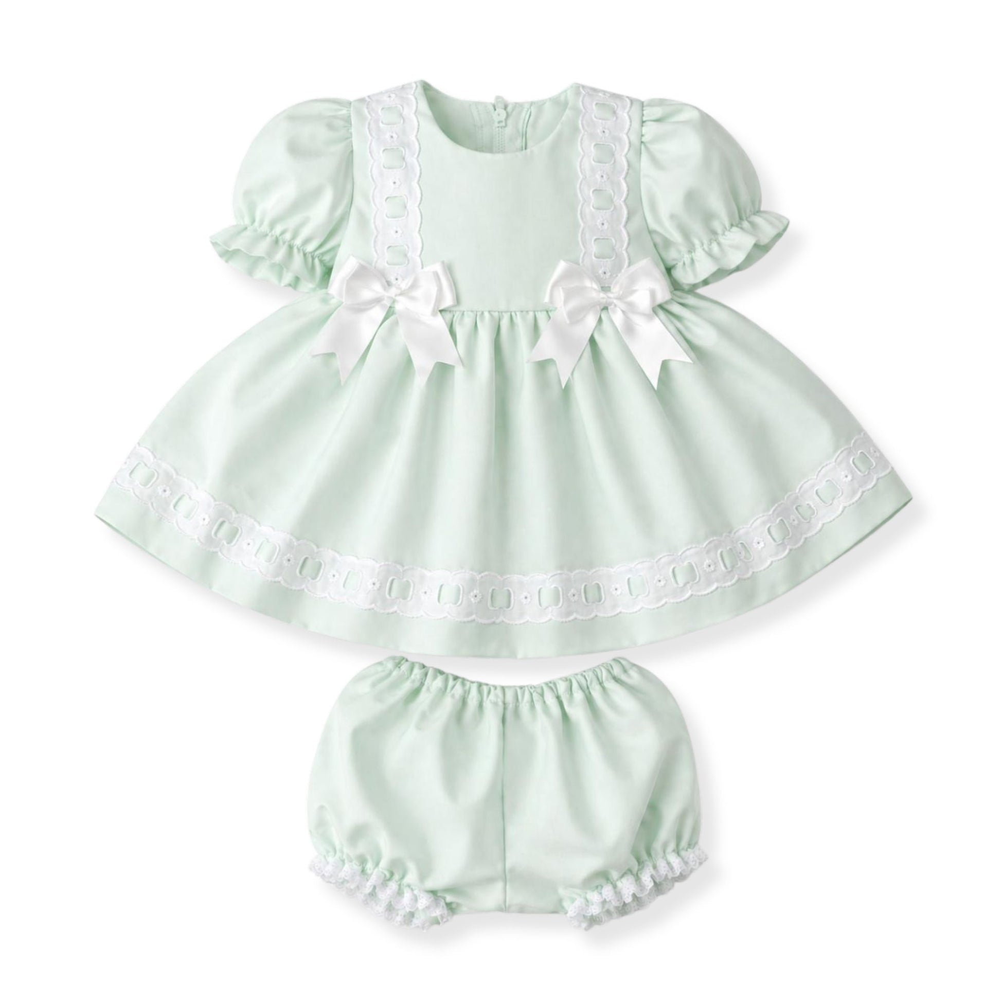 Baby girls summer dress in a spanish style