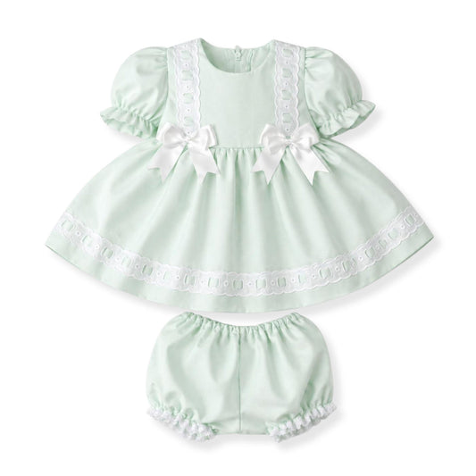 Baby girls summer dress in a spanish style