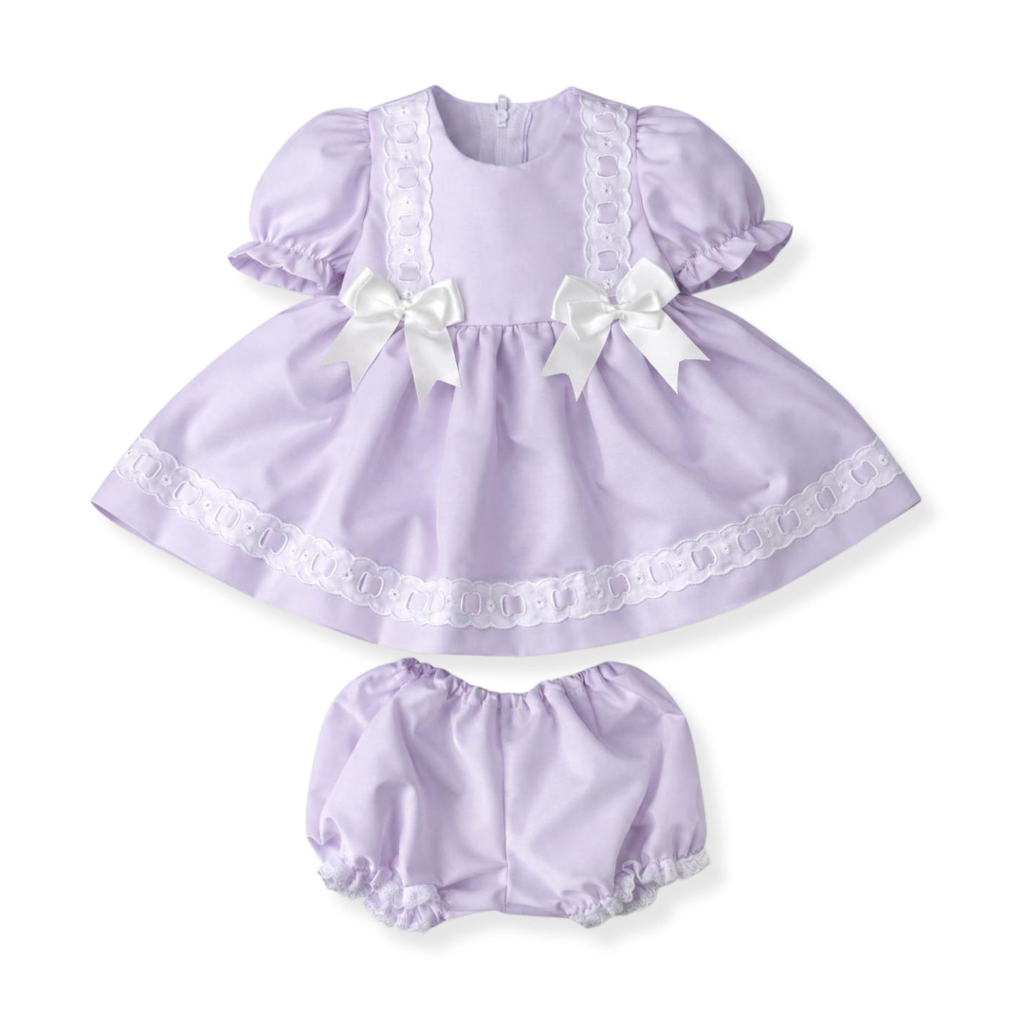 Baby girl summer dress in a spanish style