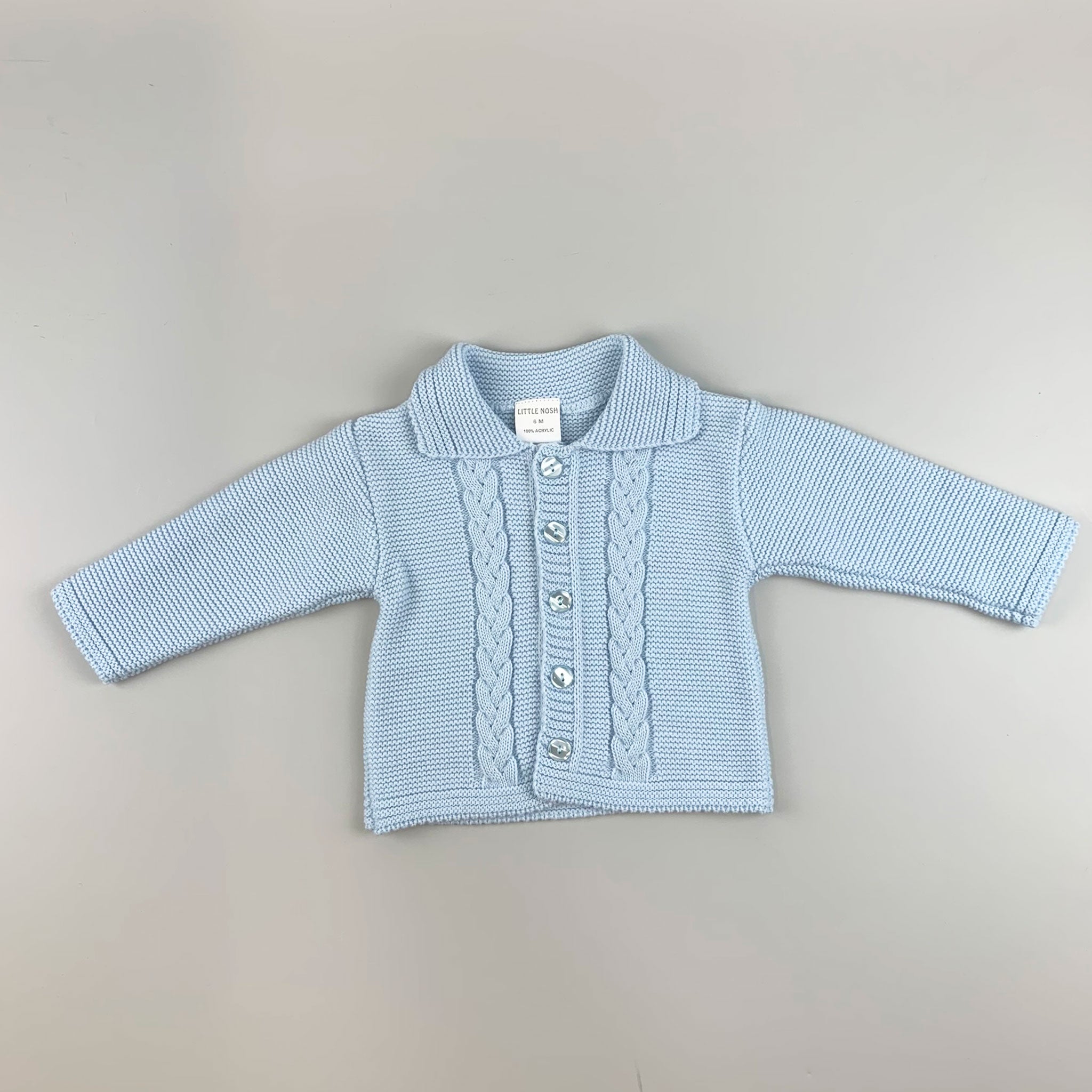 baby boy blue cardigan