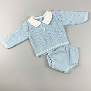 baby boy blue jam pants and top