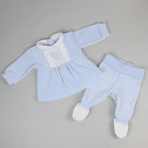baby boys velour outfit