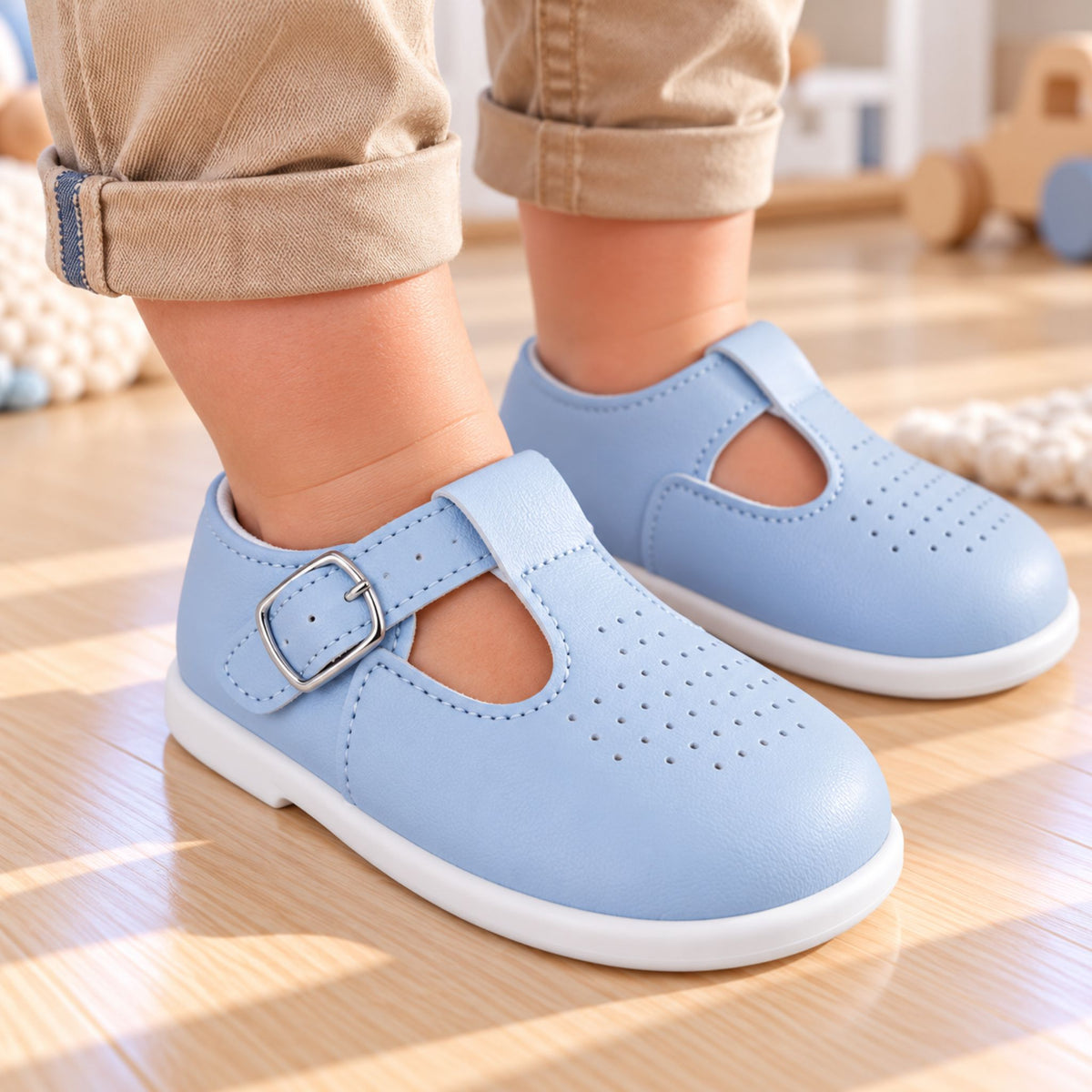 blue toddler shoes