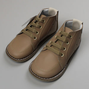 baby boys brown leather boots