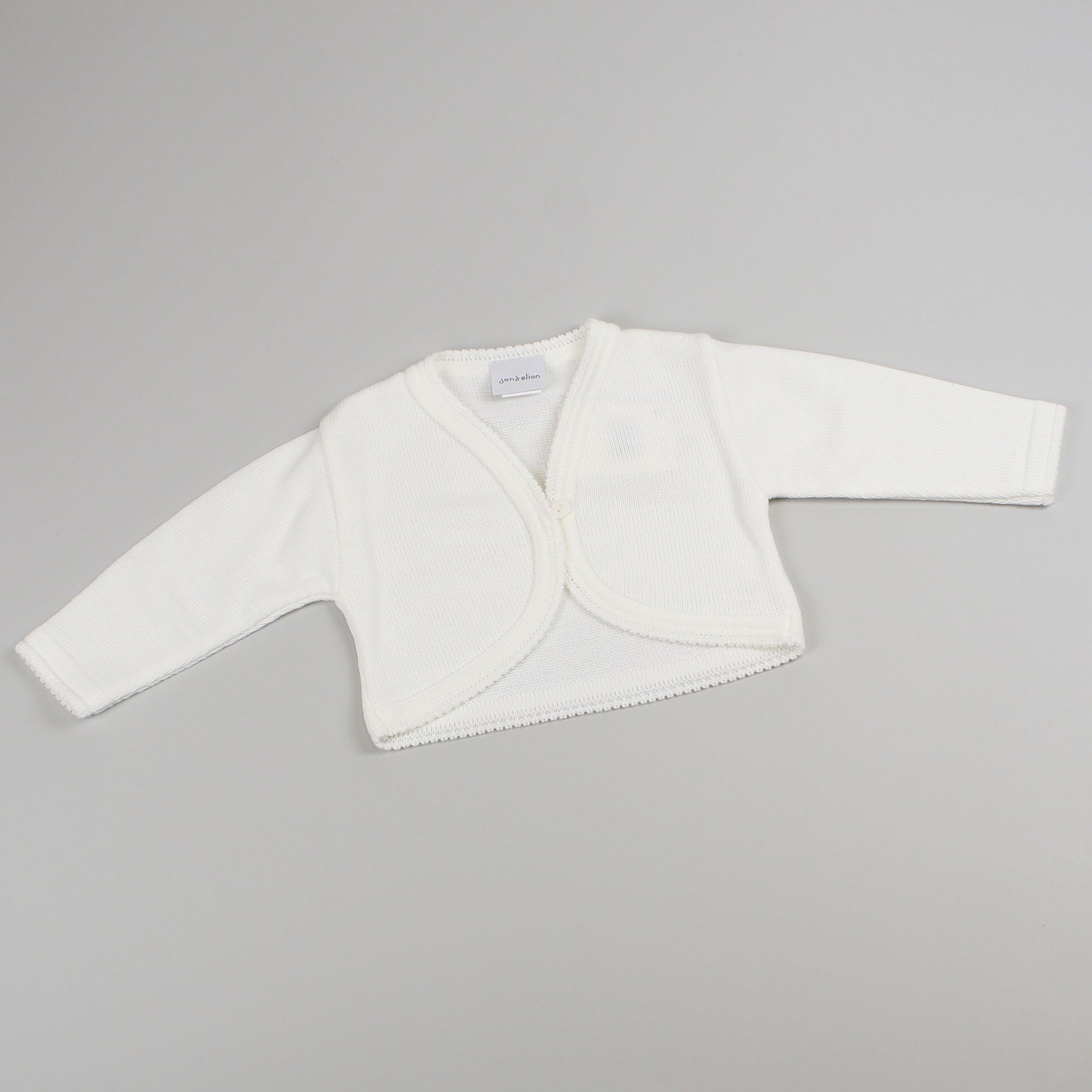 Baby unisex white cardigan perfect for christenings – Lullaby Lane