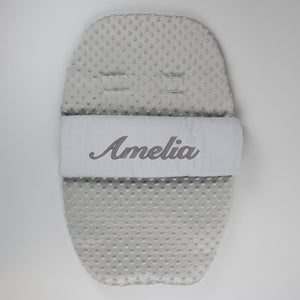 Personalised Car Seat Cosy Toes / Footmuff - Grey