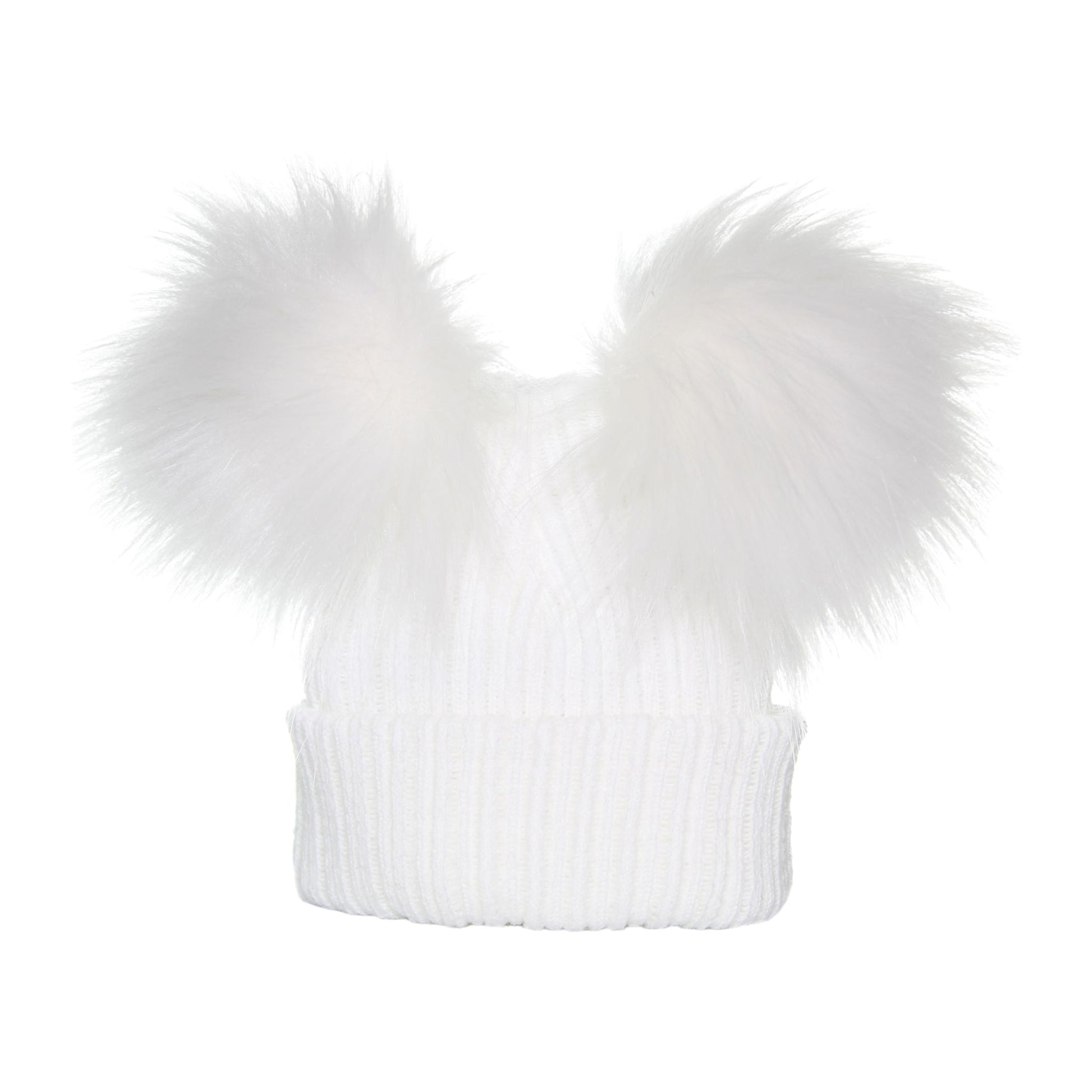 pastel white baby unisex hat