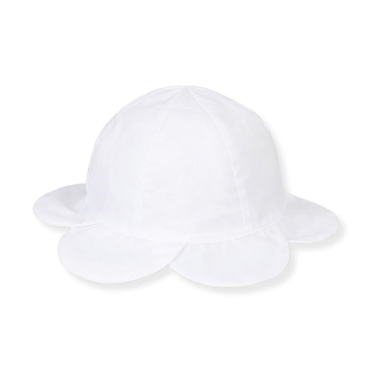 Baby Girls Petal Sun Hat - White