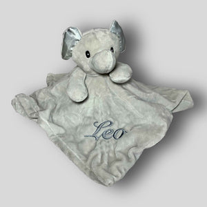 personalised baby elephant comforter