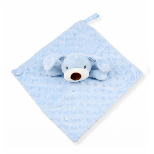 baby puppy boys blue comforter