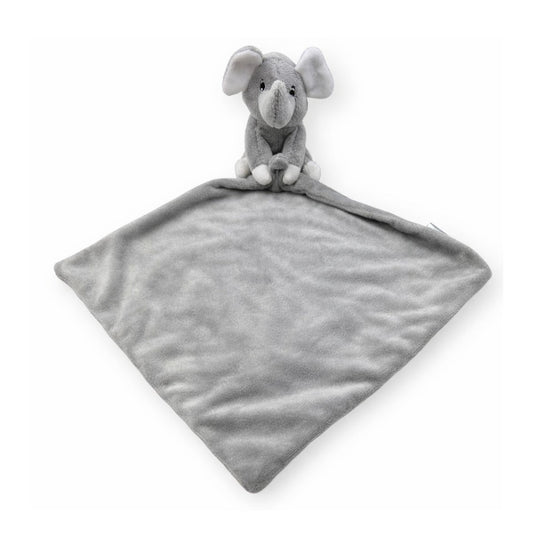 grey elephant baby comforter soft plush comfort toy newborn