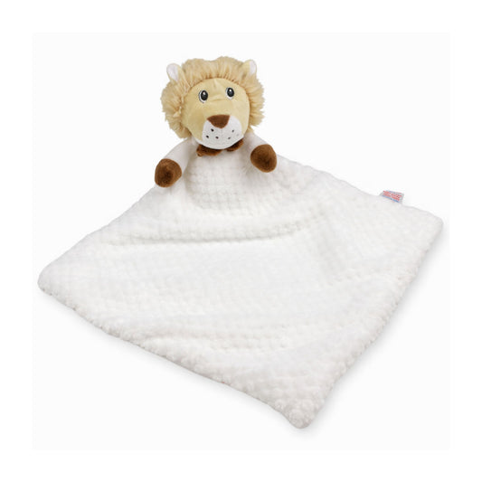 white lion baby comforter soft plush comfort toy newborn
