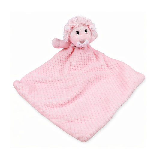 pink lion baby comforter soft plush comfort toy newborn