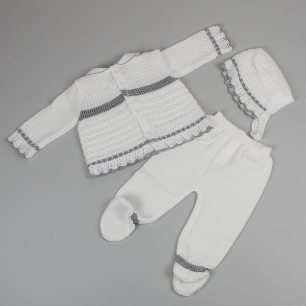 baby girls knitted winter outfit