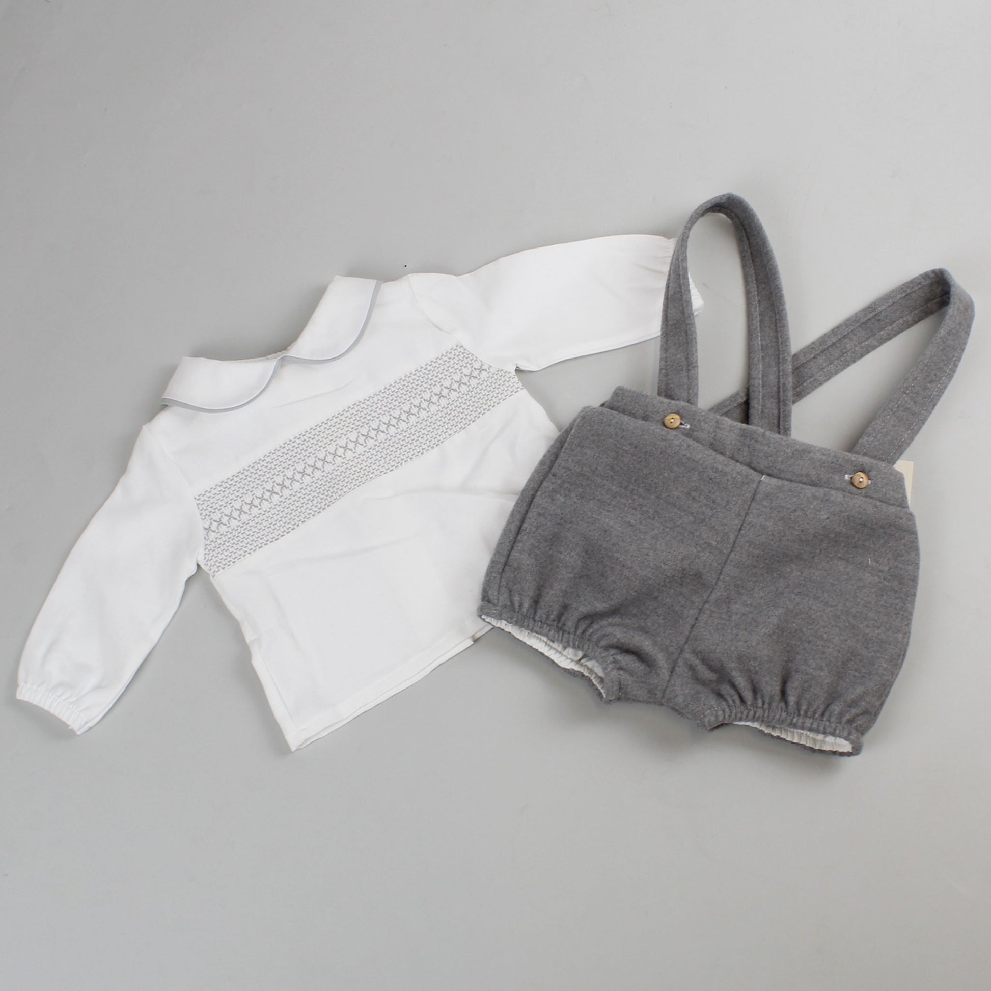 baby boys long sleeve shirt and shorts