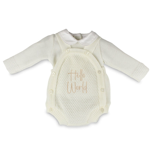 Little Nosh Hello World Baby Outfit – Exclusive to Lullaby Lane