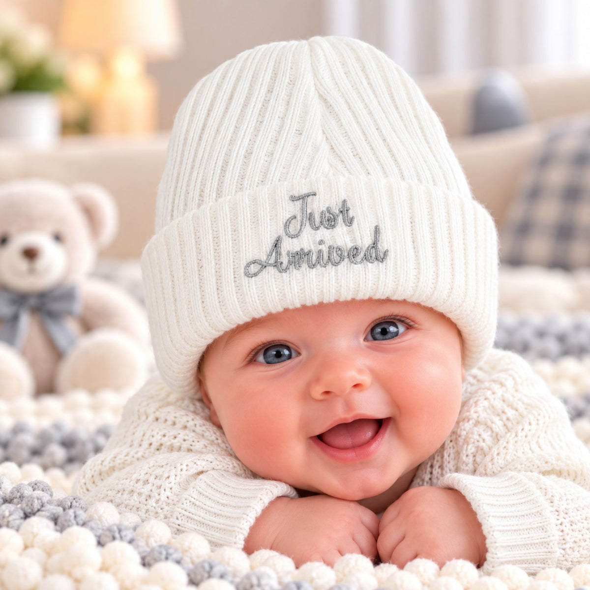 Newborn Unisex Beanie - Just Arrived