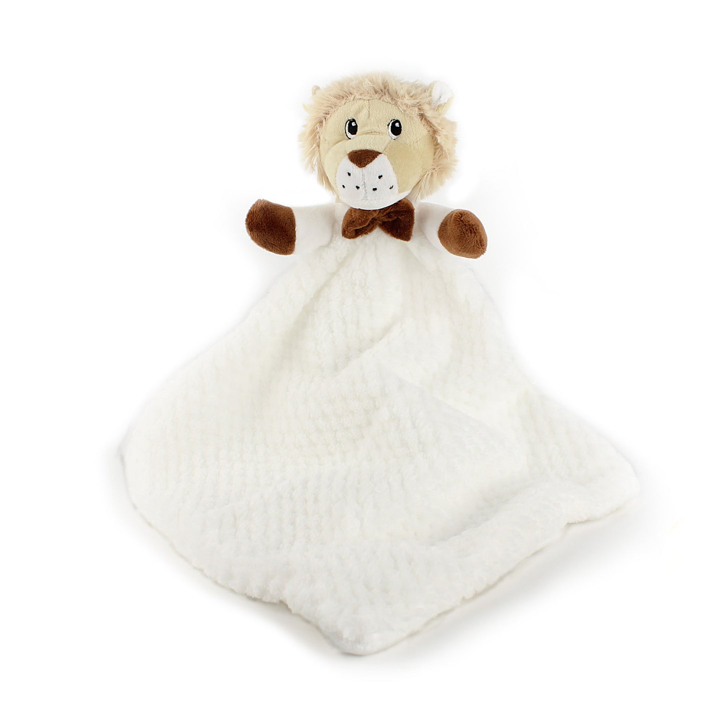 white lion baby comforter soft plush comfort toy newborn