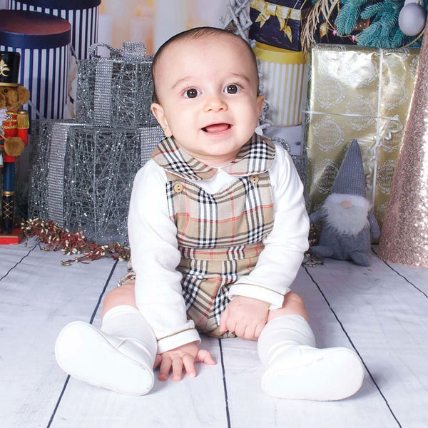 baby boys christmas photo shoot outfit