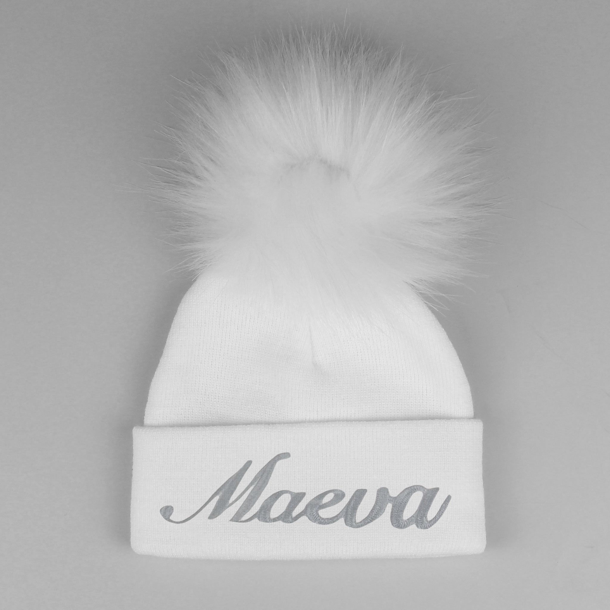 baby unisex white pastel hat