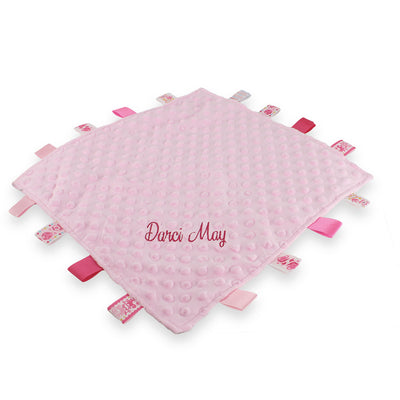 Personalised Pink Taggy Comforter