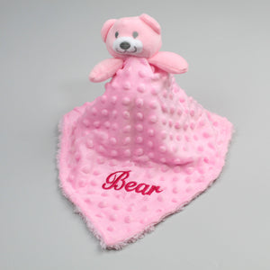 personalised baby comforter