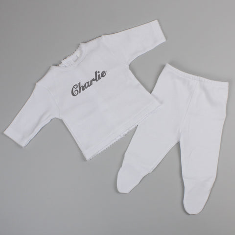 baby personalised unisex outfit