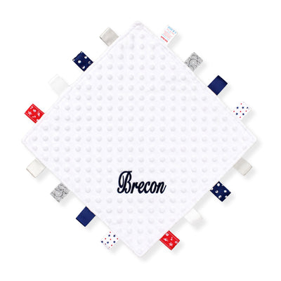 Personalised White Taggy Comforter