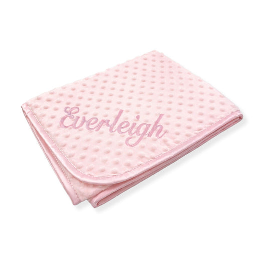 baby girls pink blanket