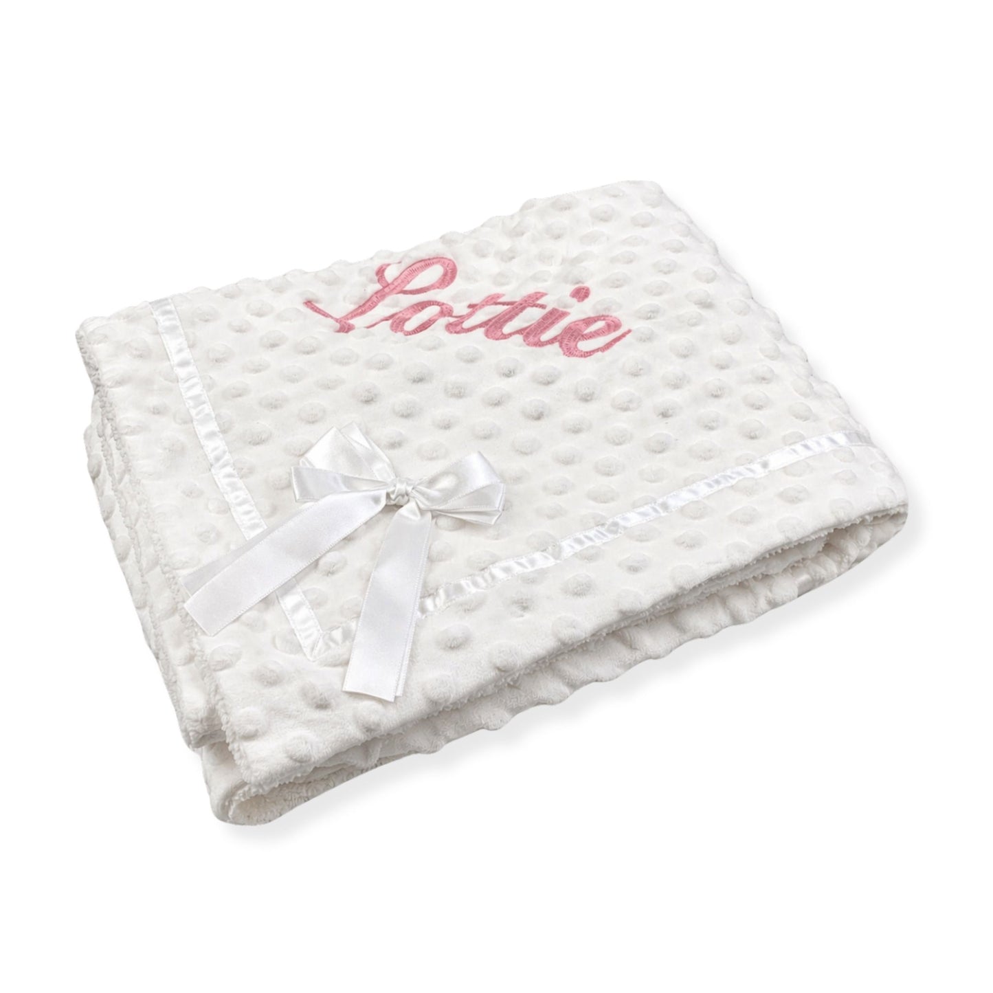 baby unisex personalised white