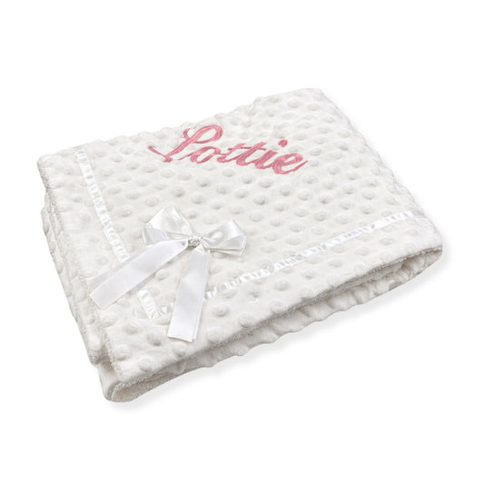 baby unisex personalised white