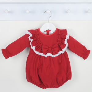 Baby Girls Romper - Red - Pex Saskia