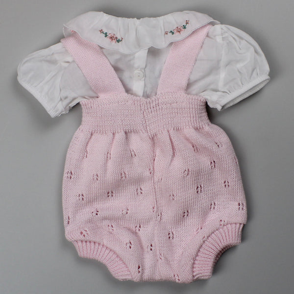  baby girls knitted outfit and shirt