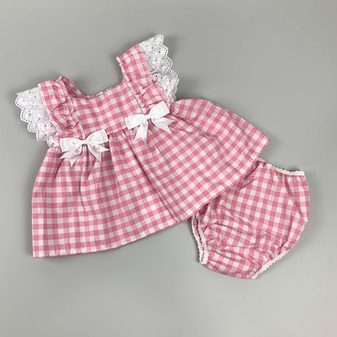 baby girl summer dress  with matching knickers