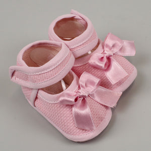baby girls pink booties
