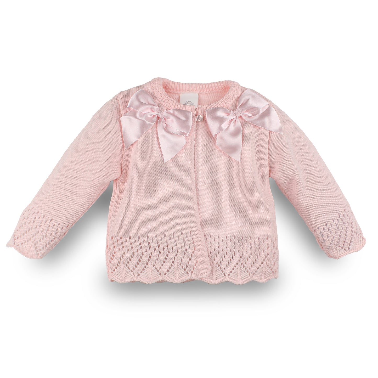 baby girls spanish style baby cardigan with bows