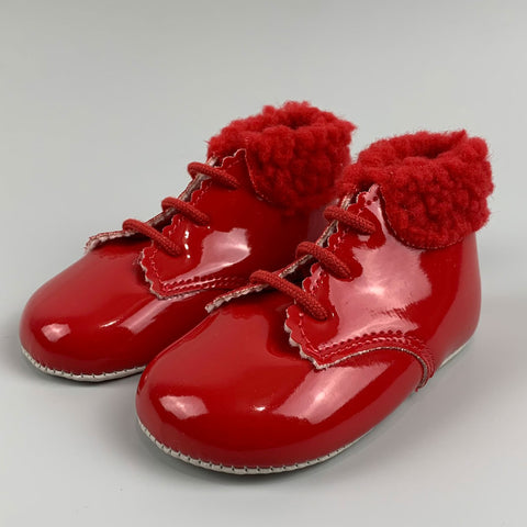 baby girl red boots