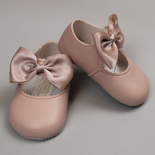 baby girls blush pink shoes