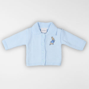 peter rabbit blue cardigan