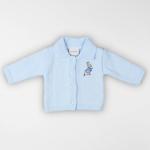 peter rabbit blue cardigan