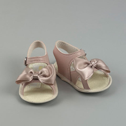 baby girls pink dusky sandals