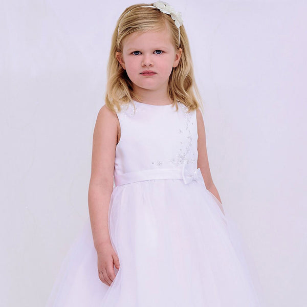 Sarah Louise Christening / Occasion Dress - White - 070111